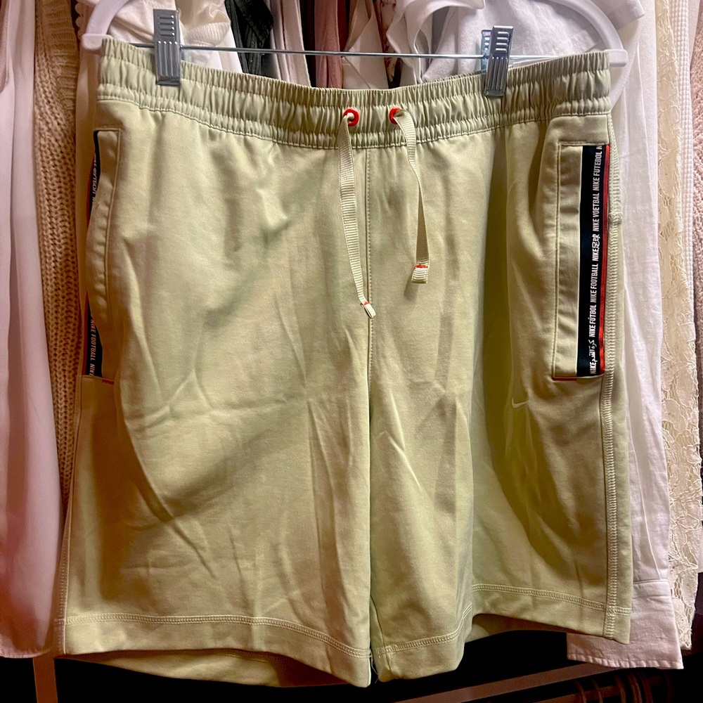 Men’s light green Nike shorts